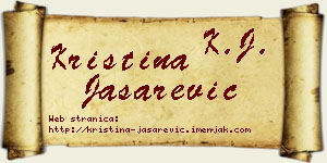 Kristina Jašarević vizit kartica
